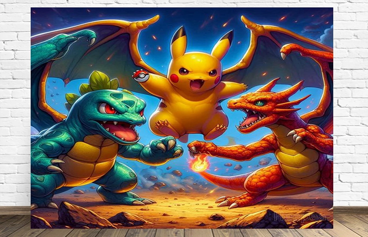 Pokémon Diamond Painting Kits