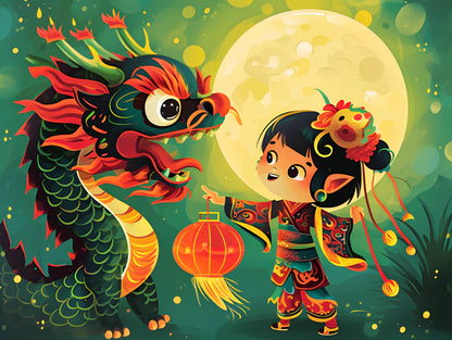 Moonlit Dance with the Dragon