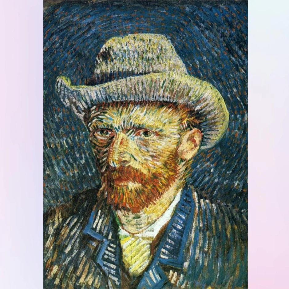 Van Gogh Self Portrait with A Grey Felt Hat