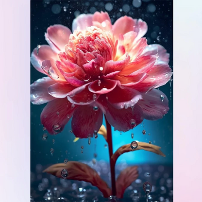 Blooming Pink Peony