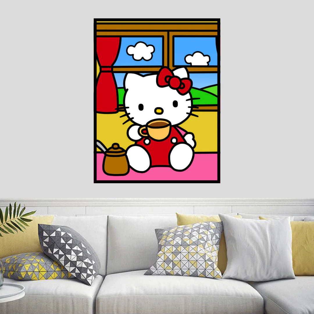 Hello Kitty with Coffee