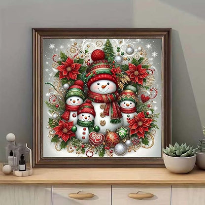 Christmas Snowman Family