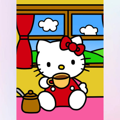 Hello Kitty with Coffee
