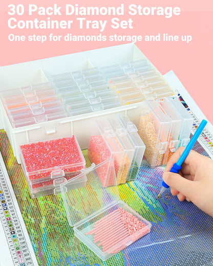 30-Pack Diamond Drill Organizer