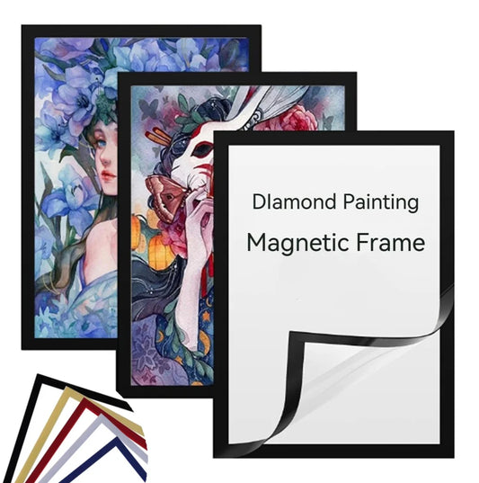 5 Colors Self-Adhesive Magnetic Frame Diy Diamond Painting Frame