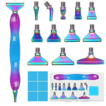 Iridescent Gradient Diamond Painting Pen Set