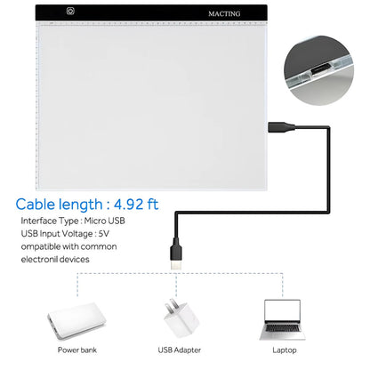 LED Light Pad for Diamond Painting (40x60cm)