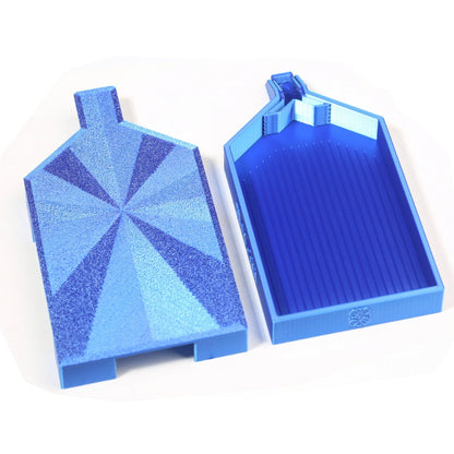 Large Blue Diamond Painting Tray