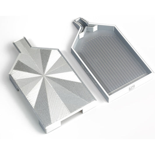 Large Silver Diamond Painting Tray