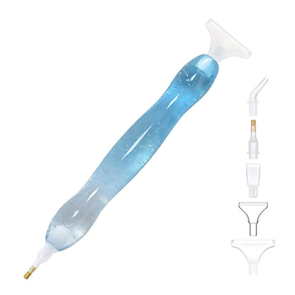 Transparent Blue Diamond Painting Pen