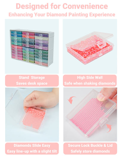 30-Pack Diamond Drill Organizer